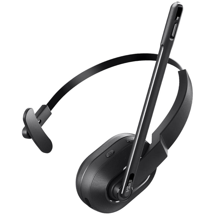 EKSA-auriculares inalámbricos H5 para ordenador, audífonos con Bluetooth  5,0, 2 micrófonos, ENC, con Base de carga, Dongle USB, para oficina
